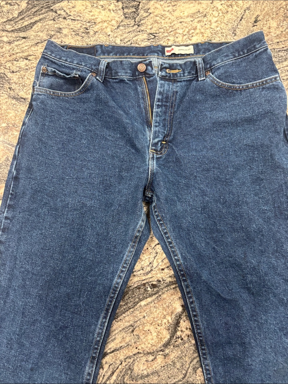 Wrangler Men’s regular fit Jeans - Dark Blue Denim